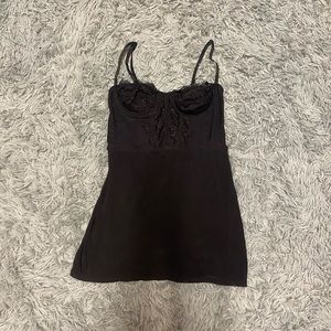 Urban Outfitters Black Corset Dress